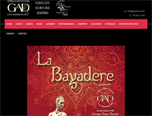 Tablet Screenshot of gadance.com